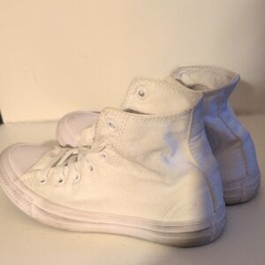 Classic White Kids High-Top Converse